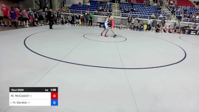 138 lbs Cons 32 #2 - Micah McCaskill, TX vs Hunter Gordon, VT