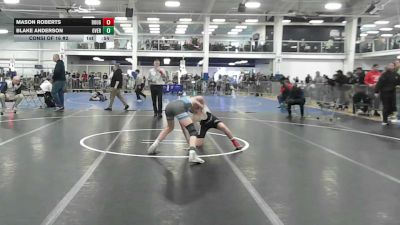 106 lbs Consi Of 16 #2 - Mason Roberts, Doughboys WC vs Blake Anderson, Overcomer TC