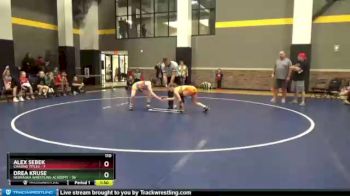 110 lbs Round 2 (12 Team) - Alex Sebek, Chasing Titles vs Drea Kruse, Nebraska Wrestling Academy