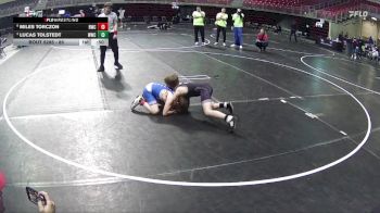 85 lbs 2nd Place Match - Lucas Tolstedt, Wrestling With Character vs Miles Torczon, Rocks Wrestling Club