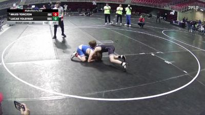 85 lbs 2nd Place Match - Lucas Tolstedt, Wrestling With Character vs Miles Torczon, Rocks Wrestling Club