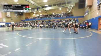 155lbs Cons. Round 3 - Helora Agrippa, University (Girls) vs Zoey Egaas, Federal Way (Girls)
