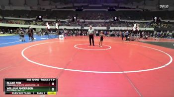 Rookie 3-5 64 Cons. Round 1 - Blake Fox, Poquoson Athletic Association vs William Anderson, Flex Wrestling