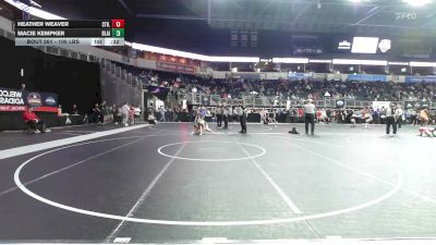 100 lbs 3rd Place - Heather Weaver, Stilly Dreams vs Macie Kempker, Blair Oaks WC