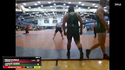 285 lbs Finals (2 Team) - John Farrell, York vs Preston Nitschke-Love, Messiah