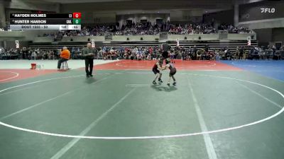 50 lbs Cons. Round 2 - Hunter Hanson, GMLOS vs Hayden Holmes, Crosby Ironton