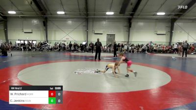 45 lbs Rr Rnd 2 - Wyatt Prichard, Morris Fitness Wrestling Club - (B) vs Caleb Jenkins, Roundtree Wrestling Academy - (A)