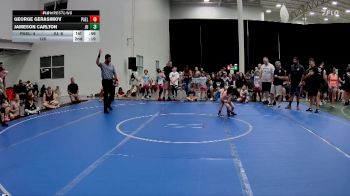 48 lbs Round 2 (4 Team) - George Gerasimov, PA East Lightning vs Jameson Carlton, Journeymen Uprising