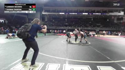 215 lbs Champ. Round 1 - Lorenzo Becerra, Vista Del Lago vs Thomas Thorton, Placer