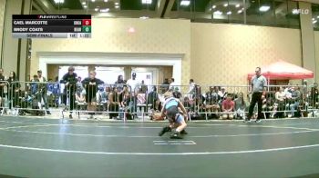 78 lbs Semifinal - Cael Marcotte, Socal Grappling vs Brody Coats, Bear Cave