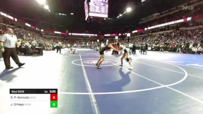 115 lbs Consi Of 16 #2 - Shiella Paredes-Akimoto, Berkeley vs Jasimen Ortega, Redwood (CS)