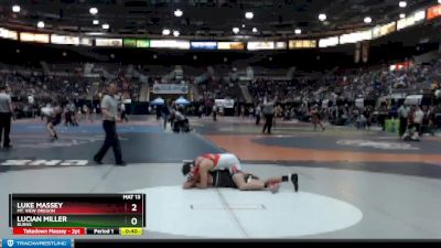 138 lbs Cons. Round 1 - Luke Massey, Mt. View Oregon vs Lucian Miller, Burns