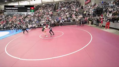 3A 105 lbs Quarterfinal - Karlie Bishop, Providence Hall vs Dustee Black, South Summit