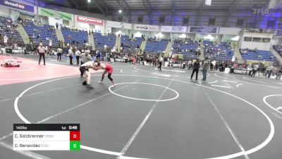 140 lbs Consolation - Cooper Salzbrenner, Crowley County vs Cam Benavidez, Steel City Reloaded