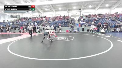 113 lbs Cons. Round 4 - Wyatt Norton, Wasatch vs Micah Cowles, Ben Lomond