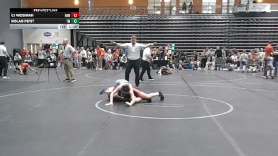 120 lbs Round 3 (8 Team) - CJ Weidman, RAW vs Nolan Petit, Trojan Wrestling