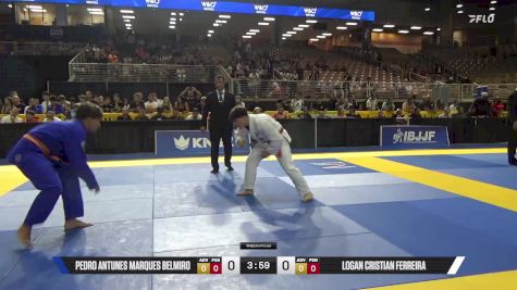 Logan Cristian Ferreira vs Pedro Antunes Marques Belmiro 2025 Pan Kids Jiu-Jitsu IBJJF Championship