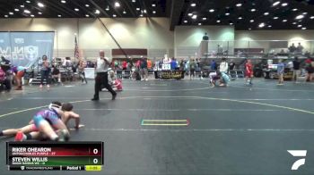 120 lbs Round 4 (6 Team) - Steven Willis, Ragin Raisins WC vs Riker Ohearon, Untouchables Purple