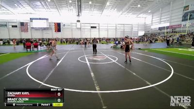 132 lbs Cons. Round 2 - Zachary Kayl, Galena vs Brady Olson, Damonte Ranch