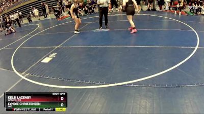 145 lbs Round 4 - Lyndie Christensen, JWC vs Kelsi Lazenby, Wasatch WC