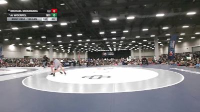 106 lbs 3rd Place Match - Michael McNamara, Illinois vs AJ Woerpel, Team Nazar Training Center