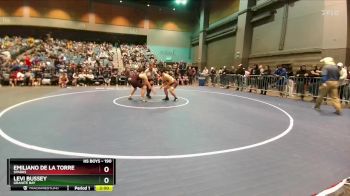 190 lbs Champ. Round 3 - Levi Bussey, Granite Bay vs Emiliano De La Torre, Sparks