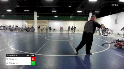 120 lbs Consi Of 32 #1 - Diego Torrez, NM vs Darin Witcher, VA