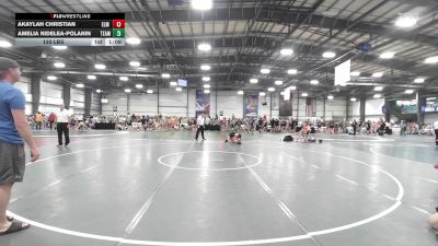 120 lbs Rr Rnd 2 - Akaylah Christian, Elm Street Grapplers vs Amelia Nidelea-Polanin, Team RJN Black