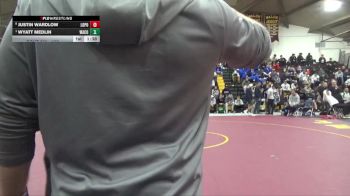 157 lbs Quarterfinal - Wyatt Medlin, Washington Community vs Justin Wardlow, Lockport