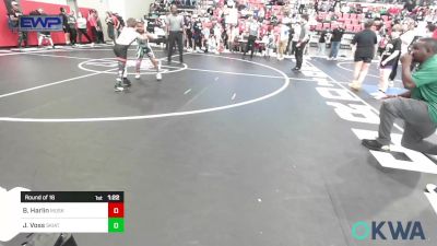 80 lbs Round Of 16 - Bryce Harlin, Muskogee Rougher Youth Wrestling vs Jesse Voss, Skiatook Youth Wrestling