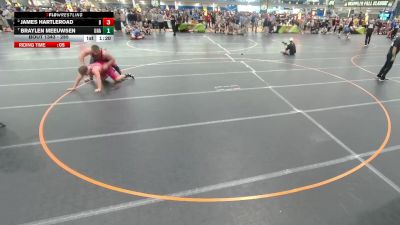 285 lbs Quarterfinal - Braylen Meeuwsen, Unattached vs James Hartleroad, Unattached