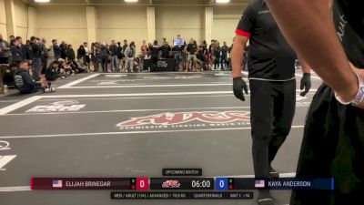 Elijah Brinegar vs Kaya "The Prodigy" Anderson 2025 ADCC Charlotte Open
