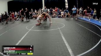 92 lbs Round 6 (8 Team) - Cayden Clark, Rebellion vs Evan Restivo, Mat Assassins Black