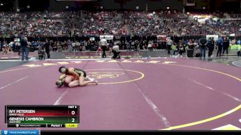 100 lbs Champ. Round 2 - Genesis Cambron, Hanford vs Ivy Petersen, Idaho Falls