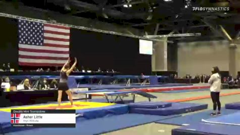 Asher Little - Double Mini Trampoline, High Altitude - 2021 USA Gymnastics Championships