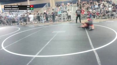 130 lbs Round Of 16 - Russell Gerber, Grindhouse WC vs Quentin Arreola, Dark Horse