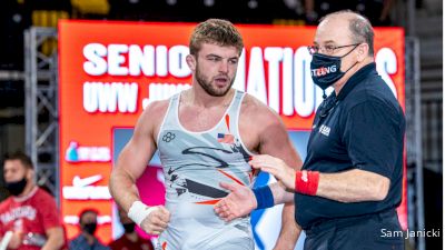 97 kg Prelims - Braxton Amos, Wisconsin Regional Training Center vs Peter Ming, California Regional Training Center (CA RTC)