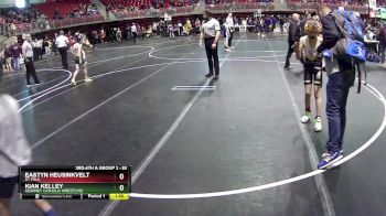 85 lbs Champ. Round 1 - Eastyn Heusinkvelt, St. Paul vs Kian Kelley, Kearney Catholic Wrestling