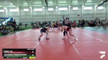 120-126 lbs Quarterfinal - Paige Jox, South Hills Wrestling Academy vs Savannah Modrzakowski, Ripley Wrestling Club