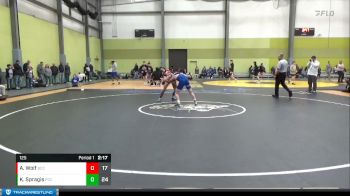 125 lbs Finals (2 Team) - Kaden Spragis, Pratt Community College vs Avery Wolf, Barton Community College