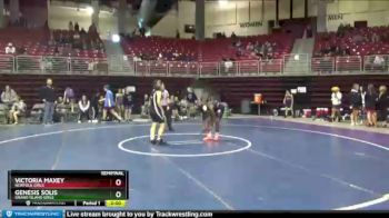 126 lbs Semifinal - Victoria Maxey, Norfolk Girls vs Genesis Solis, Grand Island Girls