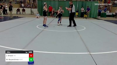 91 lbs Consi Of 4 - Jon Brock, The Storm Wrestling Center vs William Boyarshinov, North Hall Jr Trojans