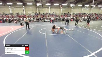 132 lbs Round Of 16 - Aaron Callirgos, Grindhouse WC vs Jonathan Valdez, New Mexico Outlaws
