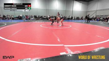 130 lbs Rr Rnd 5 - Libberty Drake, SOTM Lady Outlaw Little vs Rachael Garcia, Super Girls 7-12