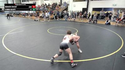 157 lbs Cons. Round 2 - Chris Scott, Indiana Tech vs Mason Ducat, Lourdes