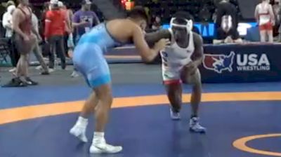 74 kg Consolation - Joshua Ogunsanya, New York City RTC vs Sonny Santiago, Tar Heel Wrestling Club