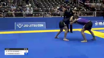 DANIEL PETER SCANNO vs JUSTIN THOMAS HICKEY 2021 World IBJJF Jiu-Jitsu No-Gi Championship