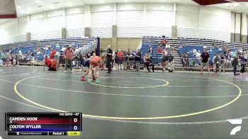 87 lbs Cons. Round 3 - Camden Hook, IN vs Colton Wyller, IL