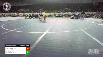 6A-285 lbs 3rd Place Match - Jesse Knapp, PIEDMONT vs Logan Richard, NORMAN NORTH