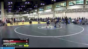 126 lbs Semis & Wb (16 Team) - Russell Crum, Wellington vs Carson Greenier, Alpha Wrestling